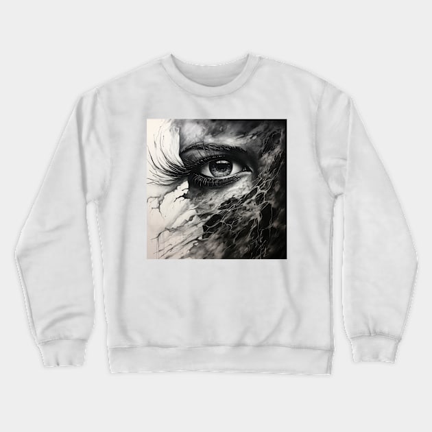 NEO Wolf Crewneck Sweatshirt by www.TheAiCollective.art